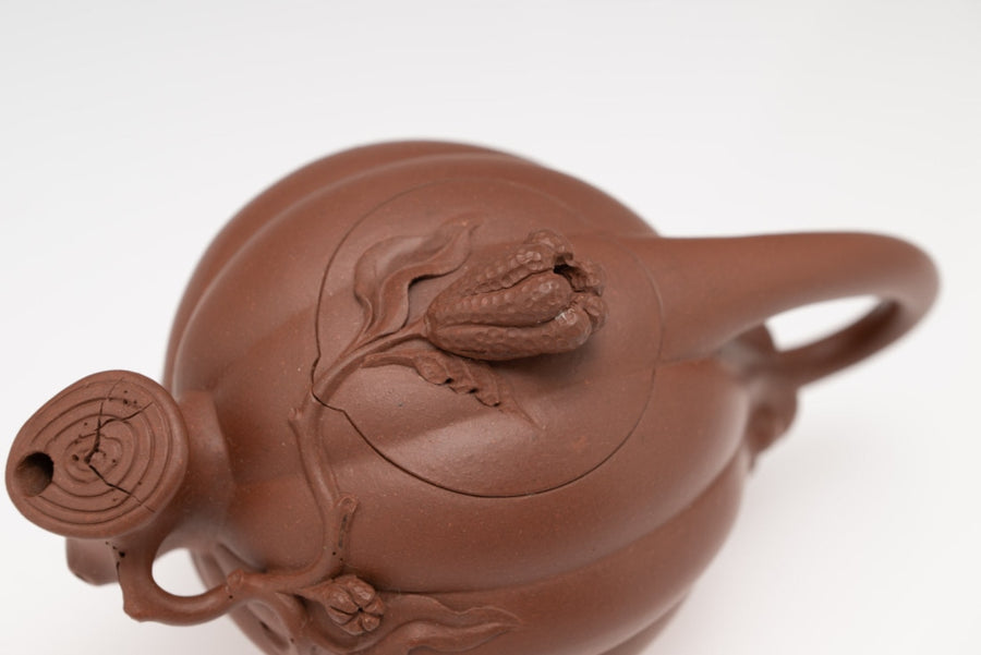 Tea Ware - Award-winning Yixing Zisha Purple Clay Teapot Buddha’s Hand