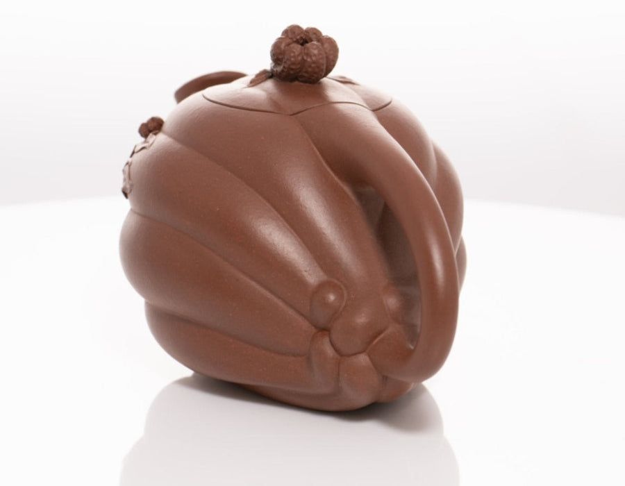 Tea Ware - Award-winning Yixing Zisha Purple Clay Teapot Buddha’s Hand