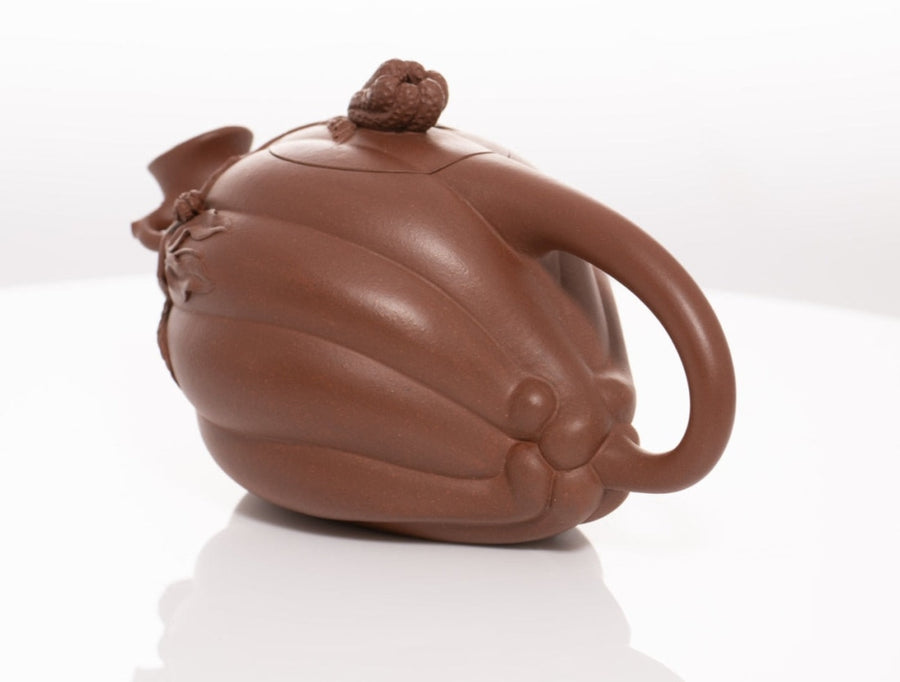 Tea Ware - Award-winning Yixing Zisha Purple Clay Teapot Buddha’s Hand