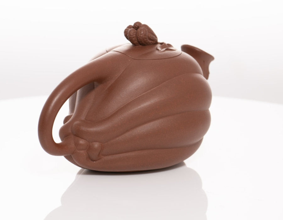 Tea Ware - Award-winning Yixing Zisha Purple Clay Teapot Buddha’s Hand