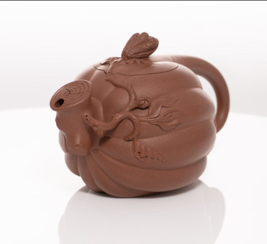 Tea Ware - Award-winning Yixing Zisha Purple Clay Teapot Buddha’s Hand