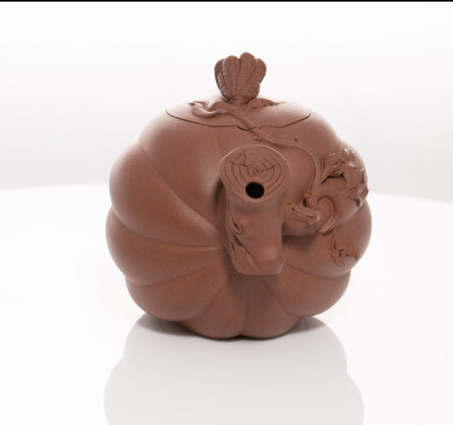 Tea Ware - Award-winning Yixing Zisha Purple Clay Teapot Buddha’s Hand