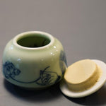 Celadon Lotus Zen Tea Canister