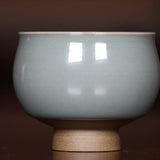 Celadon Qing Ci Tall Bottom Tea Cup