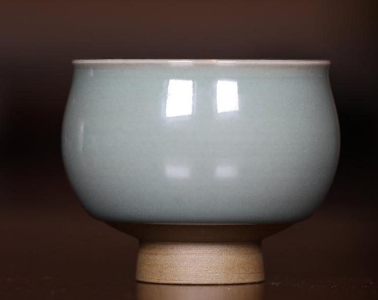 Celadon Qing Ci Tall Bottom Tea Cup