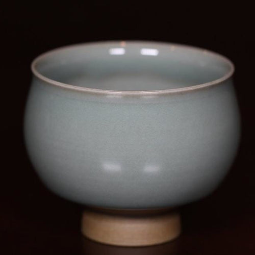 Celadon Qing Ci Tall Bottom Tea Cup