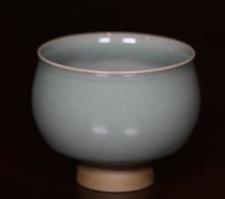 Celadon Qing Ci Tall Bottom Tea Cup