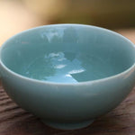 Celadon Tea Cup Geyao Kiln Longquan Qing Ci Heart Shape