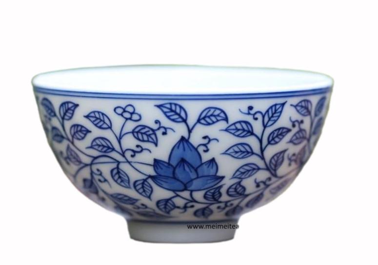 Artisan Jingdezhen Blue and White Porcelain Teacup