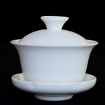 Essential White Porcelain Gaiwan and Gongfu Teacups Set
