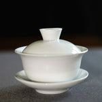 Essential White Porcelain Gaiwan and Gongfu Teacups Set
