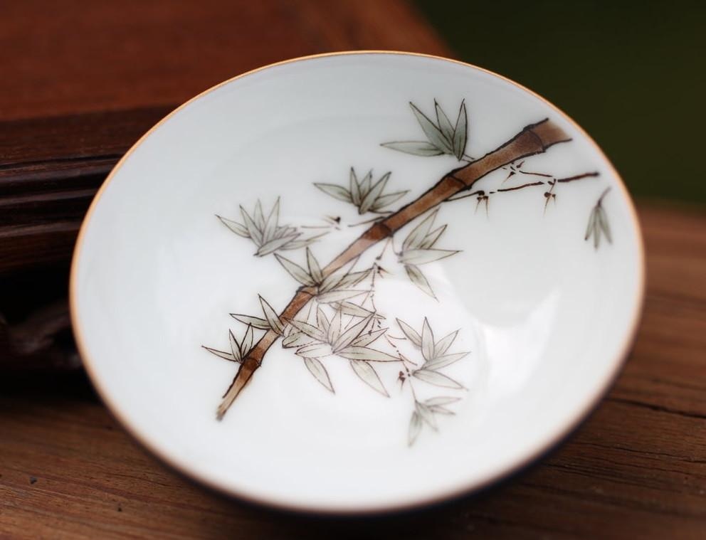 Jingdezhen Porcelain Teacup Deep Blue Glaze