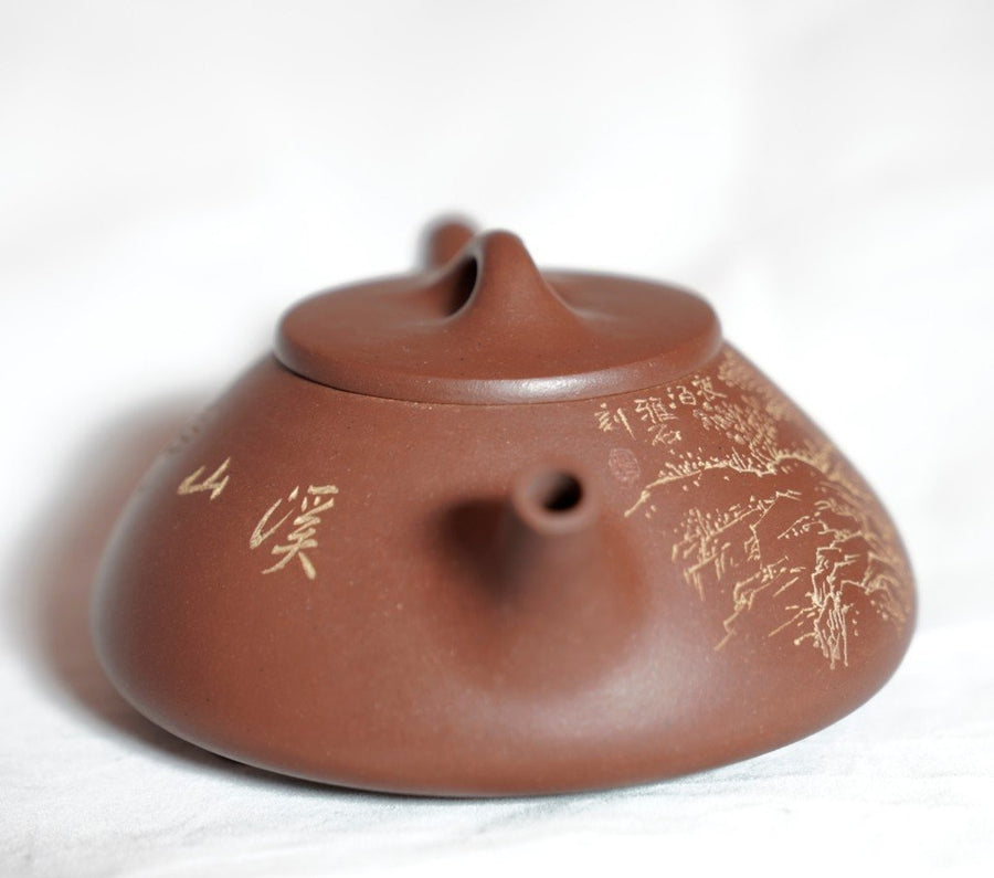 Tea Ware - Genuine Artisan Yixing Zisha Purple Clay Teapot Classic