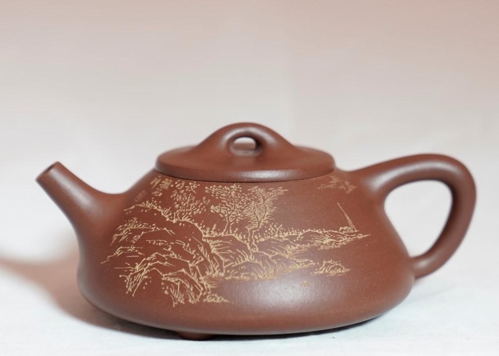 Genuine Artisan Yixing Zisha Purple Clay Teapot Classic Shi Piao