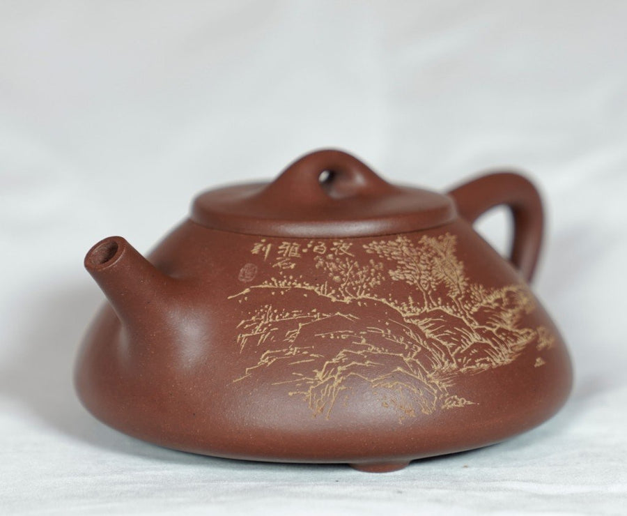 Genuine Artisan Yixing Zisha Purple Clay Teapot Classic Shi Piao