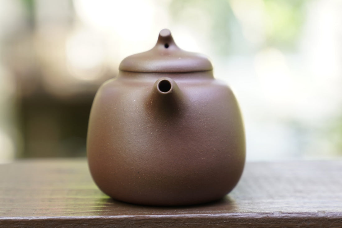 Genuine Yixing Zisha Purple Clay Teapot Eggplant Stem Qie Duan