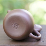 Genuine Yixing Zisha Purple Clay Teapot Eggplant Stem Qie Duan