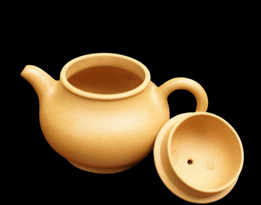 Tea Ware - Genuine Yixing Zisha Purple Clay Teapot Pan Hu - MeiMei