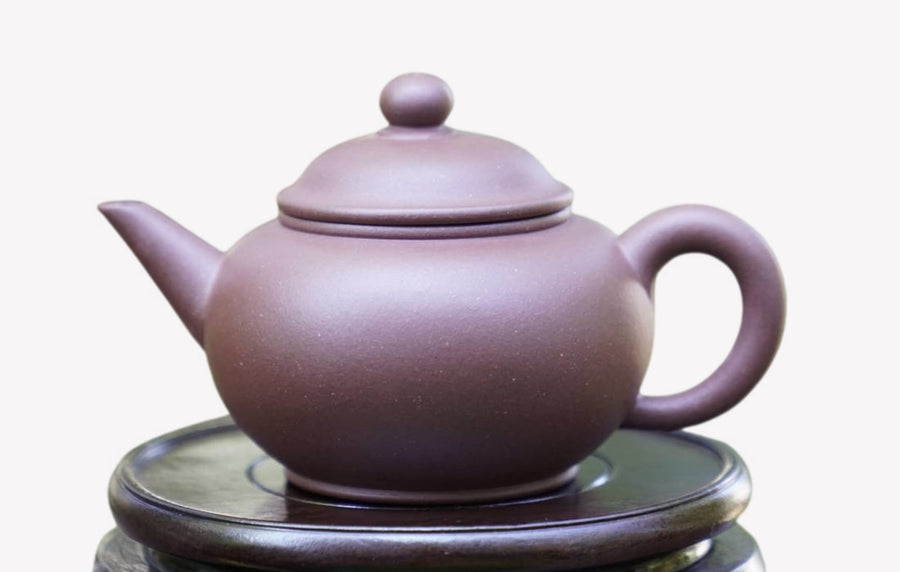 Tea Ware - Genuine Yixing Zisha Purple Clay Teapot Shui Ping Hu -