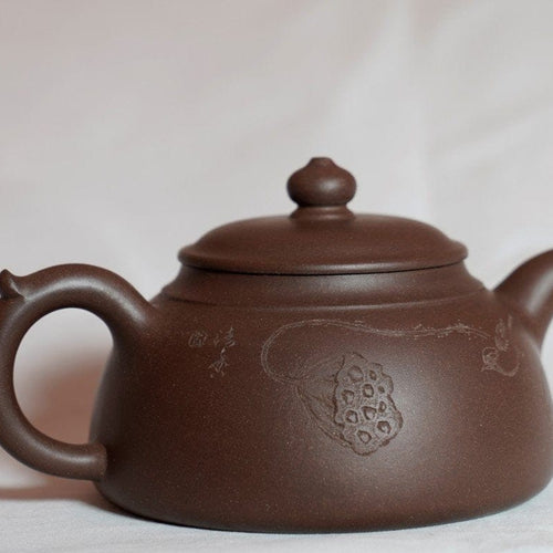 Genuine Yixing Zisha Teapot Handcrafted- Classic Half Moon