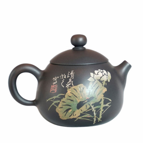 Jianshui Clay Classic Shape Dragon Egg Lotus Teapot Long Dan