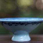 Jingdezhen Artisan Porcelain Teacup Bow Hat Motif Handmade