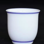 Jingdezhen Blue and White Fine Porcelain Classic Double Line Gaiwan Set
