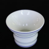 Jingdezhen Blue and White Fine Porcelain Classic Double Line Gaiwan Set
