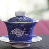Jingdezhen Blue and White Porcelain Artisan Plum Blossom Teacup