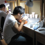 Jingdezhen Blue and White Porcelain Gaiwan Ice Crackle Glaze