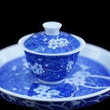Jingdezhen Blue and White Porcelain Plum Blossom Small Gaiwan