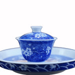 Jingdezhen Blue and White Porcelain Plum Blossom Small Gaiwan
