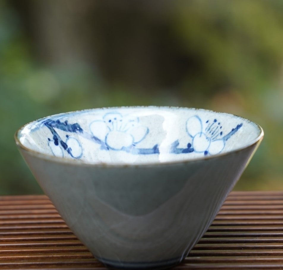 Jingdezhen Bowl Hat Plum Blossom Tea Cup Handmade