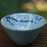 Jingdezhen Bowl Hat Plum Blossom Tea Cup Handmade