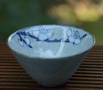 Tea Ware - Jingdezhen Bowl Hat Plum Blossom Tea Cup Handmade - MeiMei