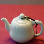 Jingdezhen Celadon Gourd-Shaped Teapot Set Handmade with Beads and Thread