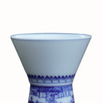 Jingdezhen Porcelain Teacup Miniature Painting Qingming Festival