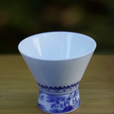 Jingdezhen Porcelain Teacup Miniature Painting Qingming Festival