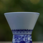 Jingdezhen Porcelain Teacup Miniature Painting Qingming Festival