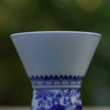 Jingdezhen Porcelain Teacup Miniature Painting Qingming Festival