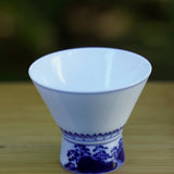 Jingdezhen Porcelain Teacup Miniature Painting Qingming Festival