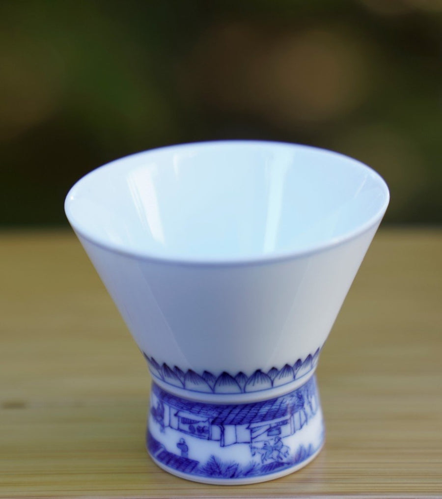 Tea Ware - Jingdezhen Exquisite Cup River on the Qingming Festival