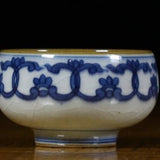 Jingdezhen Porcelain Gongfu Tea Cup Crackle Glaze Handcrafted