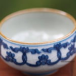 Jingdezhen Porcelain Gongfu Tea Cup Crackle Glaze Handcrafted