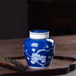 Jingdezhen Blue and White Porcelain Gaiwan Set Plum Blossom