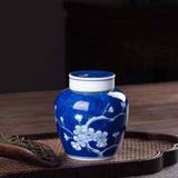 Jingdezhen Blue and White Porcelain Gaiwan Set Plum Blossom