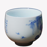 Jingdezhen Treasure White Porcelain Artisan Luohan Zen Tea Cup