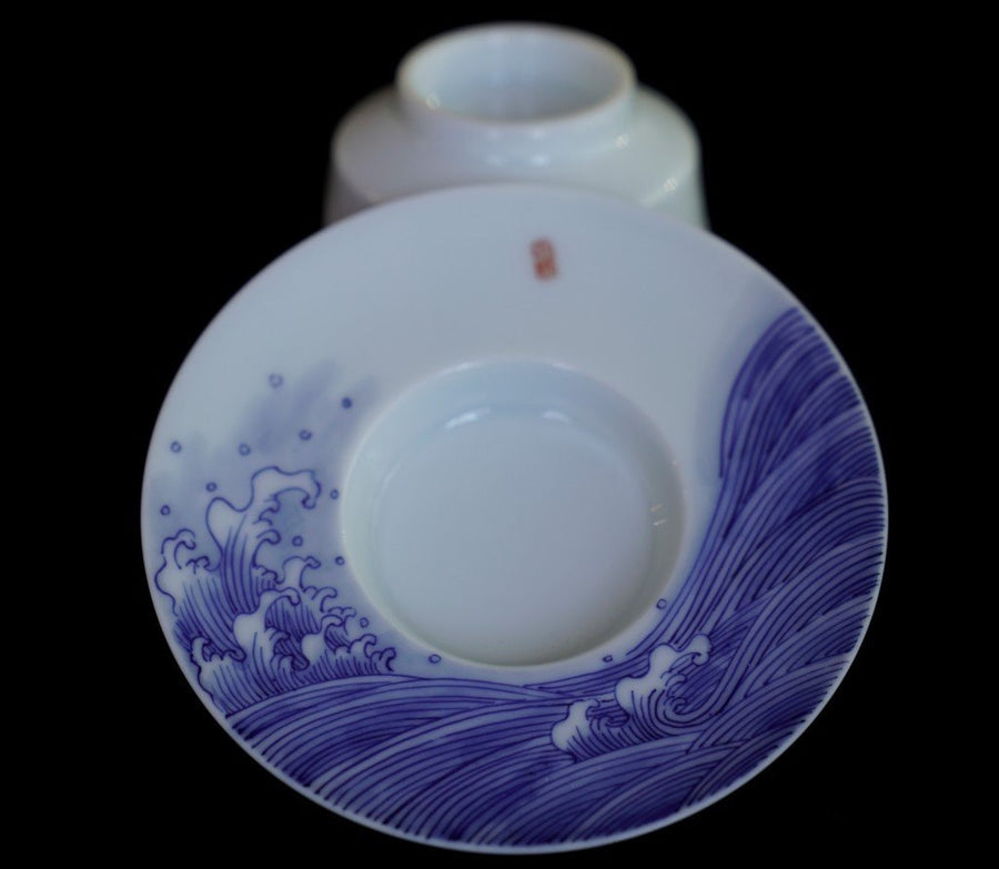 Tea Ware - Jingdezhen Treasure Ying Qing Porcelain Artisan Carved