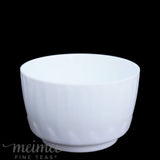 Jingdezhen Yingqing Porcelain Plantain Leaf Motif Curved Owner’s Tea Bowl