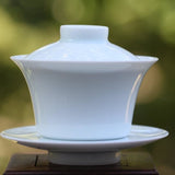 Jingdezhen Treasure Yingqing White Porcelain Gaiwan Handmade